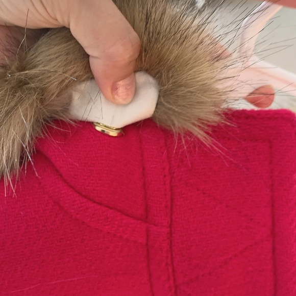 NWT JCrew Chateau Stadium Cloth Parka Coat Pink Size 2 - Picture 5 of 8